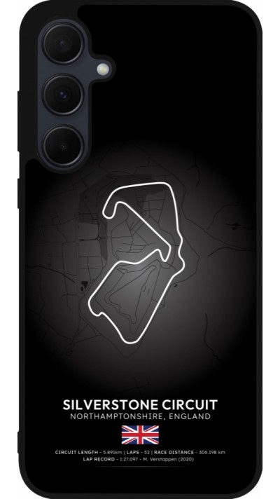 Coque Samsung Galaxy A36 - Silicone rigide noir F1 Track 2025 Great Britan