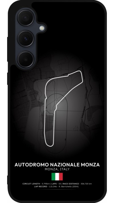 Coque Samsung Galaxy A36 - Silicone rigide noir F1 Track 2025 Italy