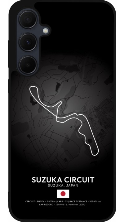 Coque Samsung Galaxy A36 - Silicone rigide noir F1 Track 2025 Japan