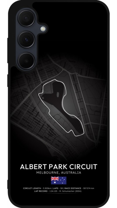 Coque Samsung Galaxy A36 - Silicone rigide noir F1 Track 2025 Melbourne