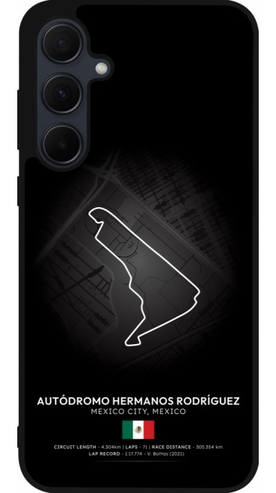 Coque Samsung Galaxy A36 - Silicone rigide noir F1 Track 2025 Mexico