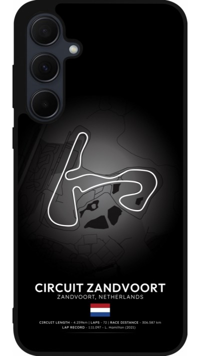 Coque Samsung Galaxy A36 - Silicone rigide noir F1 Track 2025 Netherlands