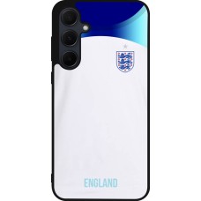 Coque Samsung Galaxy A36 - Silicone rigide noir Maillot de football Angleterre 2022 personnalisable