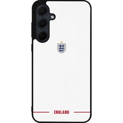 Samsung Galaxy A36 Case Hülle - Silikon schwarz England 2026 personalisierbares Fussballtrikot
