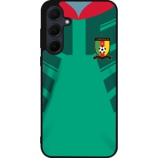 Samsung Galaxy A36 Case Hülle - Silikon schwarz Kamerun 2022 personalisierbares Fussballtrikot