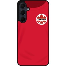 Coque Samsung Galaxy A36 - Silicone rigide noir Maillot de football Canada 2022 personnalisable