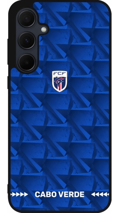 Samsung Galaxy A36 Case Hülle - Silikon schwarz Kap Verde 2026 personalisierbares Fussballtrikot