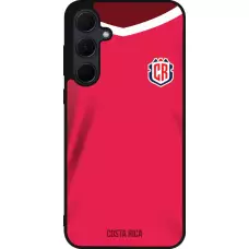 Coque Samsung Galaxy A36 - Silicone rigide noir Maillot de football Costa Rica 2022 personnalisable