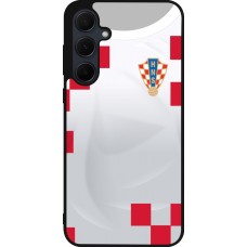 Samsung Galaxy A36 Case Hülle - Silikon schwarz Kroatien 2022 personalisierbares Fussballtrikot