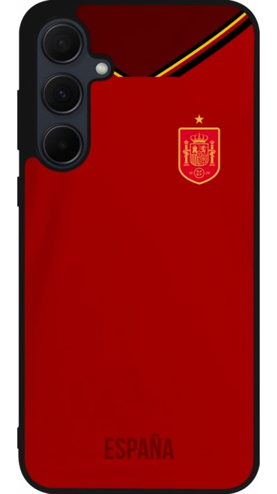 Samsung Galaxy A36 Case Hülle - Silikon schwarz Spanien 2022 personalisierbares Fußballtrikot