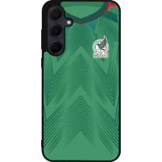 Coque Samsung Galaxy A36 - Silicone rigide noir Maillot de football Mexique 2022 personnalisable