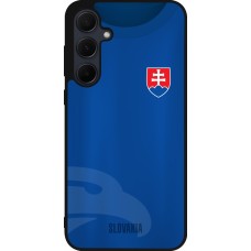 Coque Samsung Galaxy A36 - Silicone rigide noir Maillot de football Slovaquie