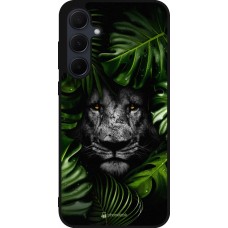 Coque Samsung Galaxy A36 - Silicone rigide noir Forest Lion