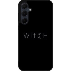 Samsung Galaxy A36 Case Hülle - Silikon schwarz Halloween 22 witch word