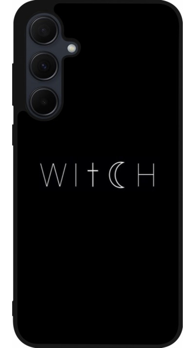 Coque Samsung Galaxy A36 - Silicone rigide noir Halloween 22 witch word