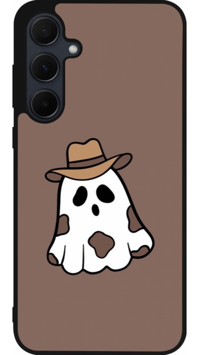 Coque Samsung Galaxy A36 - Silicone rigide noir Halloween 2024 cowboy ghost