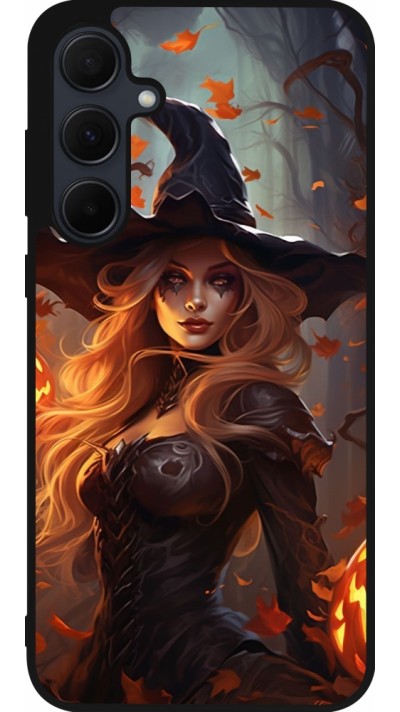 Coque Samsung Galaxy A36 - Silicone rigide noir Halloween 2024 sexy witch