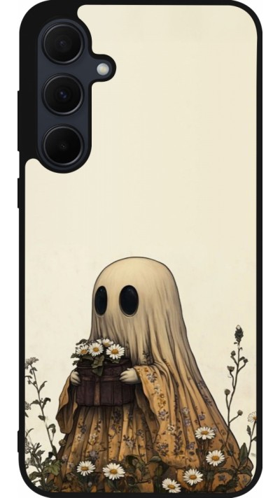Coque Samsung Galaxy A36 - Silicone rigide noir Halloween 2025 Ghost gardener