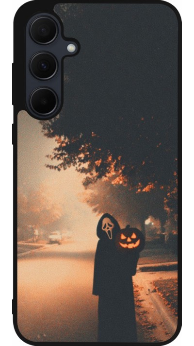 Coque Samsung Galaxy A36 - Silicone rigide noir Halloween 2025 Scream