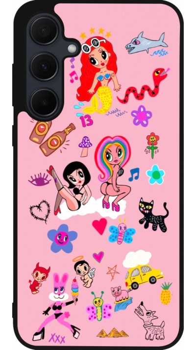 Coque Samsung Galaxy A36 - Silicone rigide noir Karol G La Bichota Manana Sera Bonito