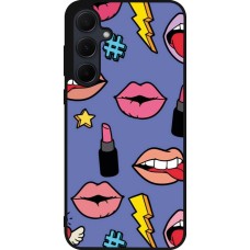 Samsung Galaxy A36 Case Hülle - Silikon schwarz Lips and lipgloss