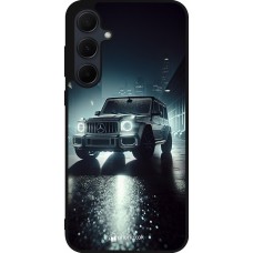 Coque Samsung Galaxy A36 - Silicone rigide noir Mercedes G AMG Night