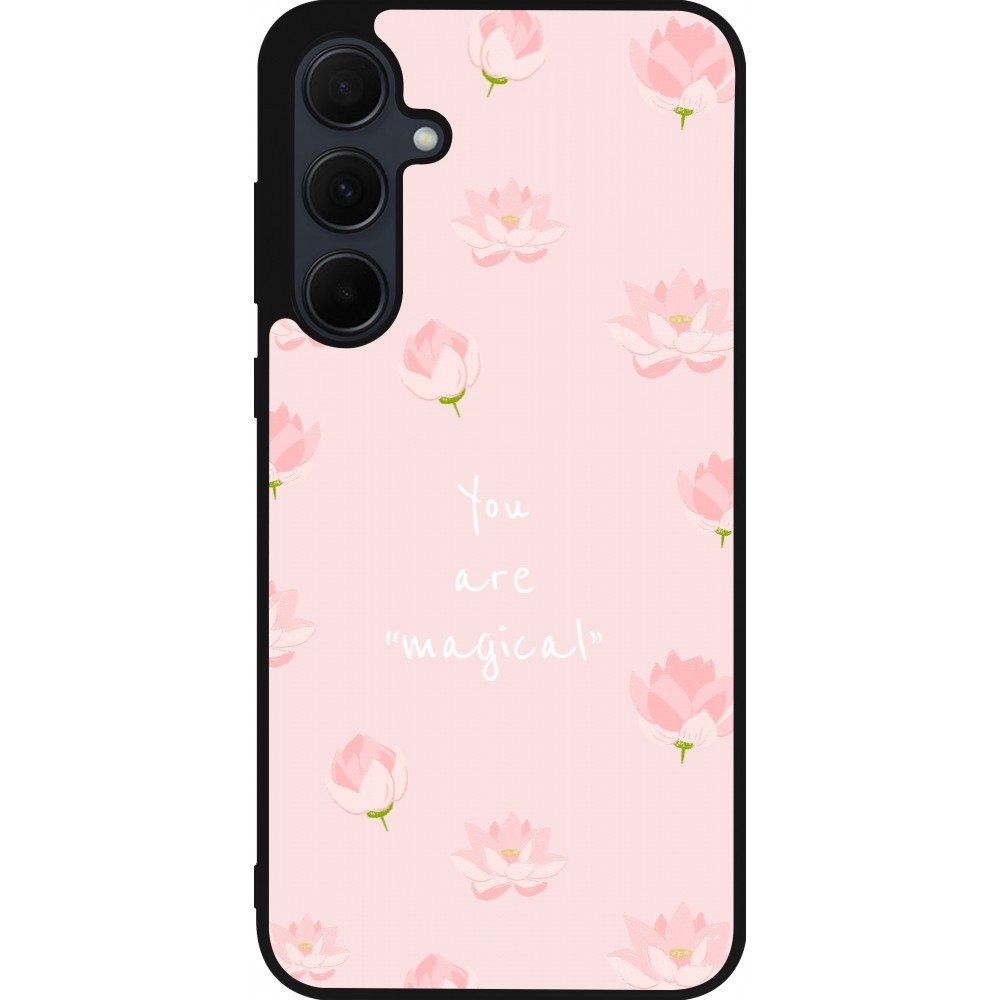 Samsung Galaxy A36 Case Hülle - Silikon schwarz Mom 2023 your are magical