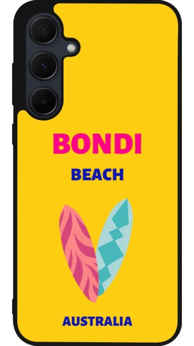 Coque Samsung Galaxy A36 - Silicone rigide noir Pop Summer Destination Bondi
