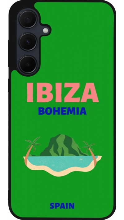 Coque Samsung Galaxy A36 - Silicone rigide noir Pop Summer Destination Ibiza