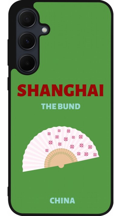 Coque Samsung Galaxy A36 - Silicone rigide noir Pop Summer Destination Shanghai