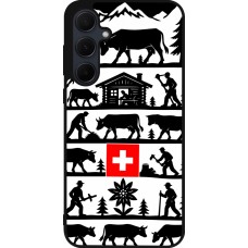 Samsung Galaxy A36 Case Hülle - Silikon schwarz Poya Schweiz 1