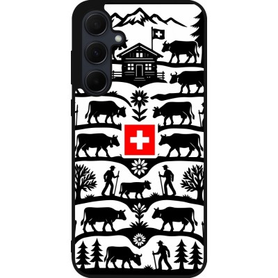 Samsung Galaxy A36 Case Hülle - Silikon schwarz Poya Schweiz 3