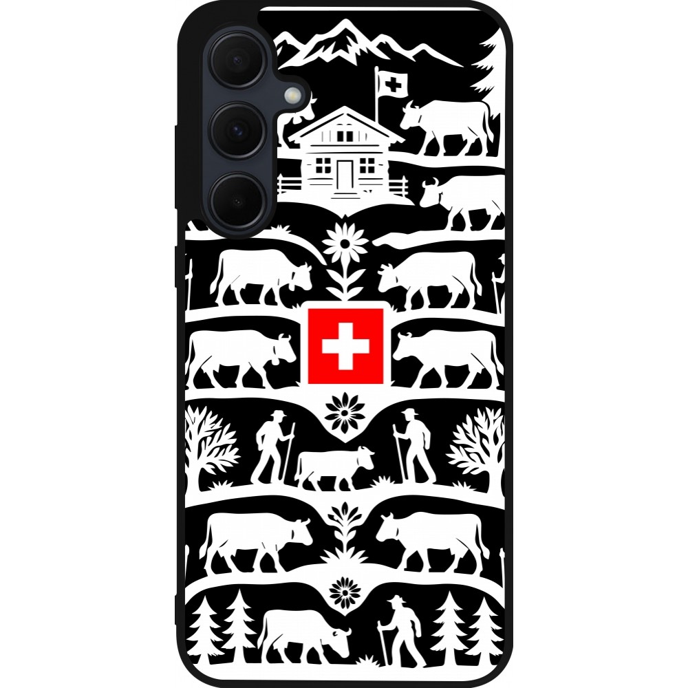 Samsung Galaxy A36 Case Hülle - Silikon schwarz Poya Schweiz 3 schwarz