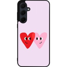 Samsung Galaxy A36 Case Hülle - Silikon schwarz Saint Valentines Day 26 Heart