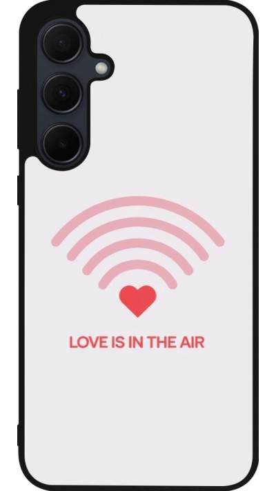 Samsung Galaxy A36 Case Hülle - Silikon schwarz Saint Valentines Day 26 Love is in the air