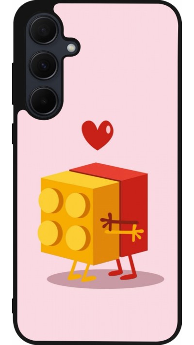 Samsung Galaxy A36 Case Hülle - Silikon schwarz Saint Valentines Day 26 Puzzle