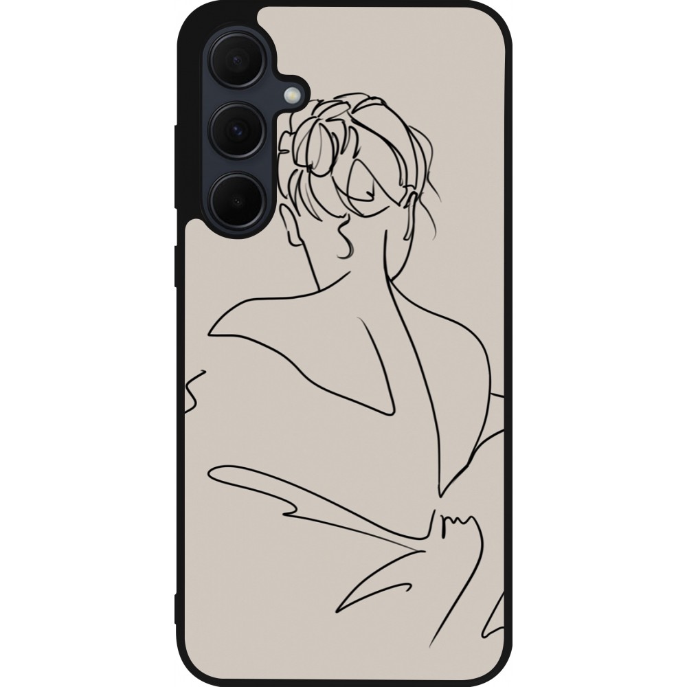 Coque Samsung Galaxy A36 - Silicone rigide noir Salnikova 05