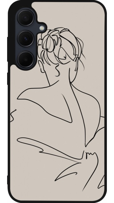 Coque Samsung Galaxy A36 - Silicone rigide noir Salnikova 05