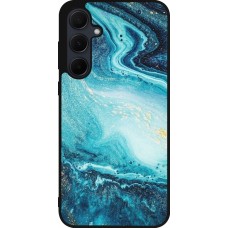 Samsung Galaxy A36 Case Hülle - Silikon schwarz Sea Foam Blue