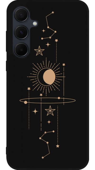 Coque Samsung Galaxy A36 - Silicone rigide noir Spring 23 astro