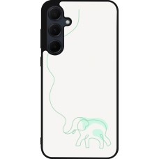 Coque Samsung Galaxy A36 - Silicone rigide noir Spring 23 baby elephant