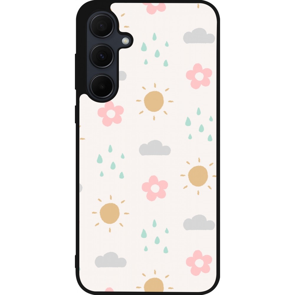 Samsung Galaxy A36 Case Hülle - Silikon schwarz Spring 23 weather