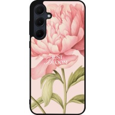 Coque Samsung Galaxy A36 - Silicone rigide noir Just Bloom 2026