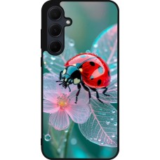 Coque Samsung Galaxy A36 - Silicone rigide noir Ladybird in bloom 2026