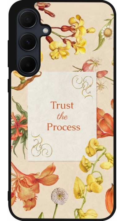 Coque Samsung Galaxy A36 - Silicone rigide noir Trust the process 2026