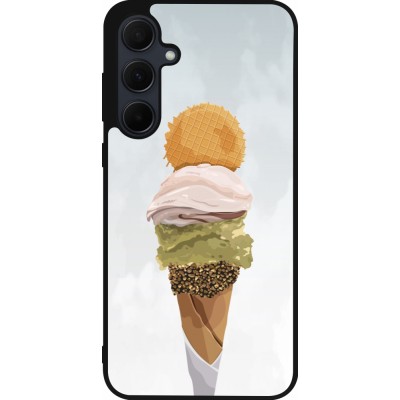 Coque Samsung Galaxy A36 - Silicone rigide noir Summer 2025 Cornet