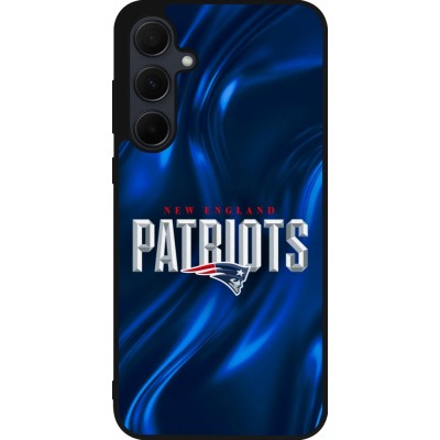 Samsung Galaxy A36 Case Hülle - Silikon schwarz Super Bowl 26 Patriots 2