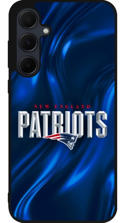 Samsung Galaxy A36 Case Hülle - Silikon schwarz Super Bowl 26 Patriots 2