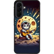 Coque Samsung Galaxy A37 - Silicone rigide noir AstroCat RockLune