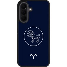 Coque Samsung Galaxy A37 - Silicone rigide noir Astrologie Bélier